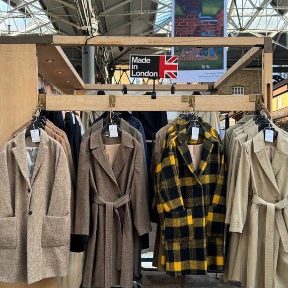 NWOT Marvin Browne Cotton Trench Coat (Made In England) - Picture 8 of 10